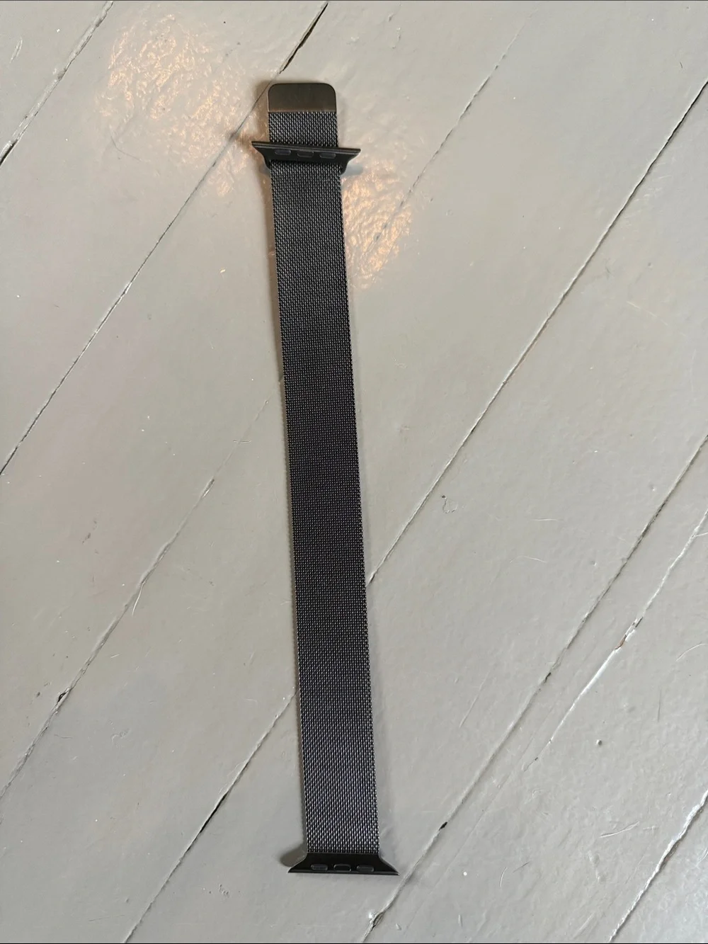 Apple Milanese Loop Stainless Steel Slate Watch Band